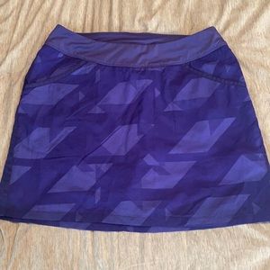 Nike purple golf skirt